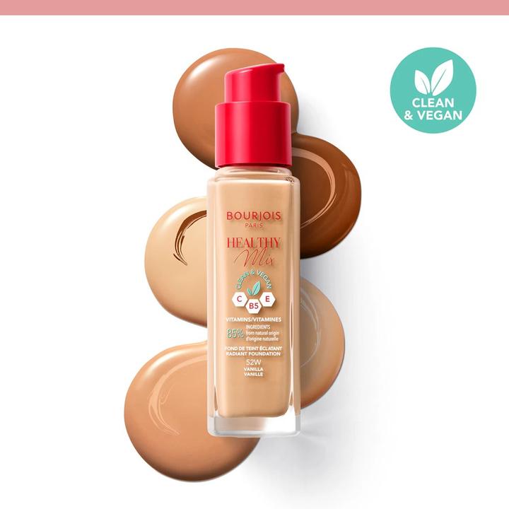 Immagine prodotto Bourjois HEALTHY MIX fondotinta radioso #523-beige dorato 30 ml (52.2, 523, Beige dorato)