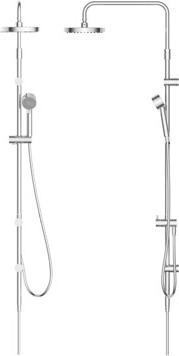 Tellstar Tropical Spray Universal Shower System with Overhead Shower Ø 20cm chrome