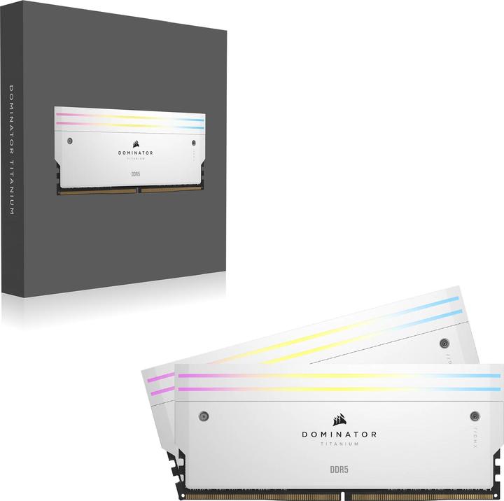 Actual product image Corsair Dominator Titanium (2 x 32GB, 6400 MHz, DDR5 RAM, DIMM)