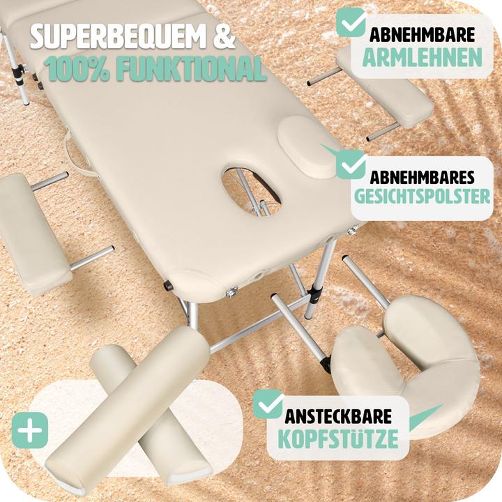 Actual product image tectake 3 Zonen Massageliege