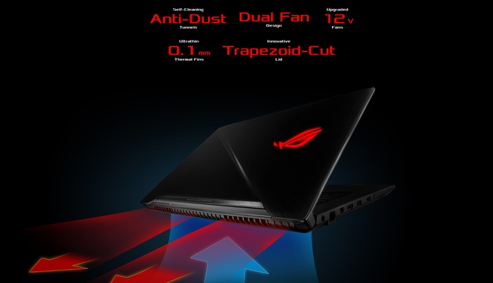Produktbild ASUS ROG Strix GL703GM-EE014T Scar Edition (17.30", Intel Core i7-8750H, 16 GB, 256 GB, CH)