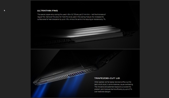 Produktbild ASUS ROG Strix GL703GM-EE014T Scar Edition (17.30", Intel Core i7-8750H, 16 GB, 256 GB, CH)