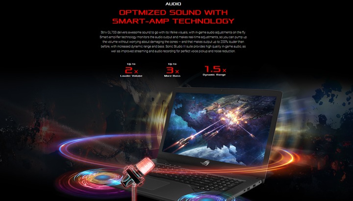 Produktbild ASUS ROG Strix GL703GM-EE014T Scar Edition (17.30", Intel Core i7-8750H, 16 GB, 256 GB, CH)