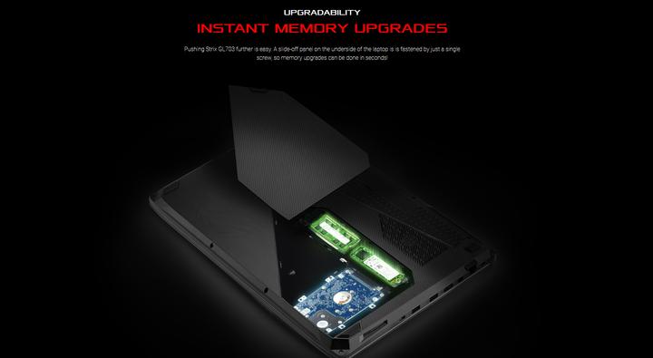 Produktbild ASUS ROG Strix GL703GM-EE014T Scar Edition (17.30", Intel Core i7-8750H, 16 GB, 256 GB, CH)
