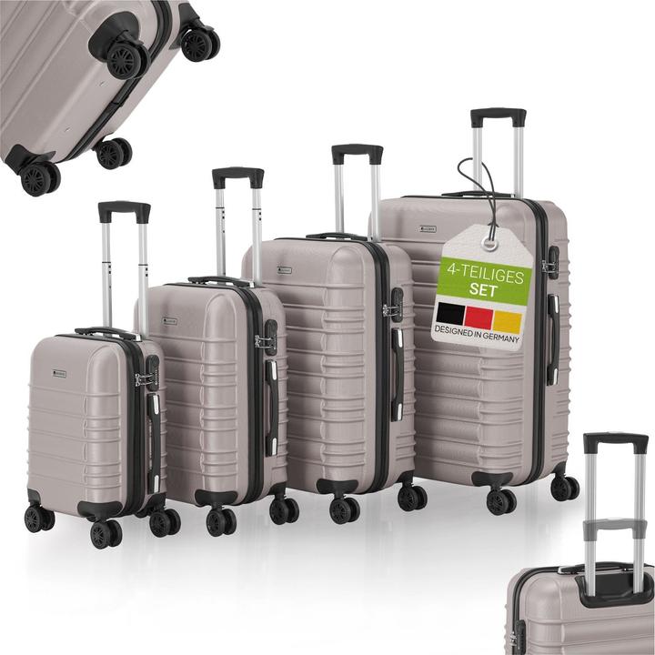 Image du produit Juskys Set de valises rigides Rome (41 l)