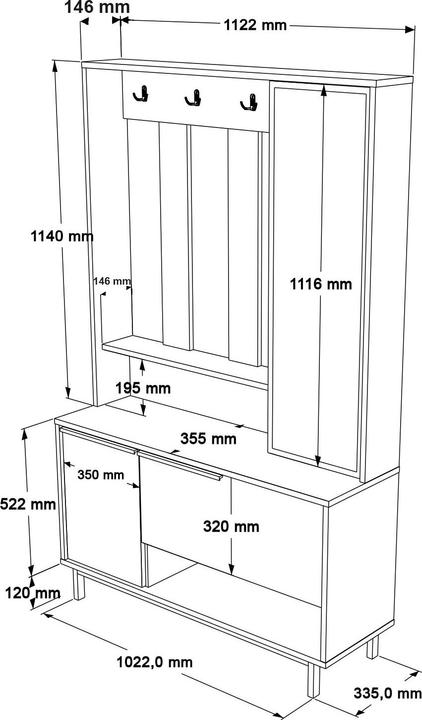 Produktbild Skye Decor Hall