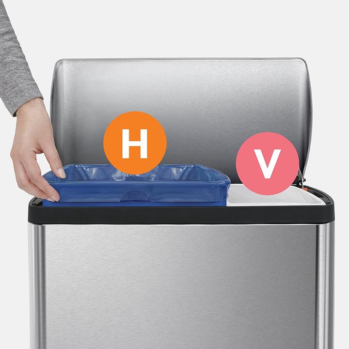 Image du produit Simplehuman Poubelle à pédale (46 l)