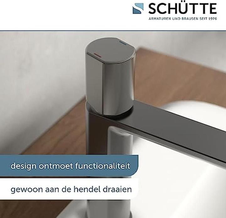 Immagine prodotto Schütte Rubinetto da bagno NEW YORK miscelatore per lavabo Grafite opaco miscelatore monocomando 33612