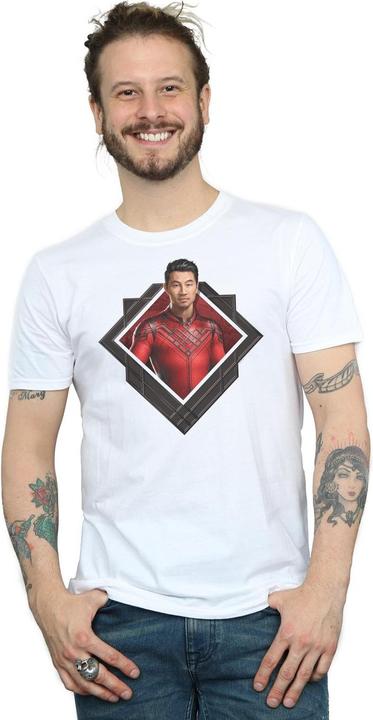 Actual product image Mens Shang-Chi And The Legend Of The Ten Rings Photo Crest T-Shirt (XXL)