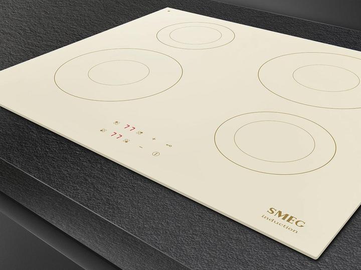 Productafbeelding Smeg SI2641DP Inductiekookplaat, 60 cm, crèmeglaskeramiek, C-cut