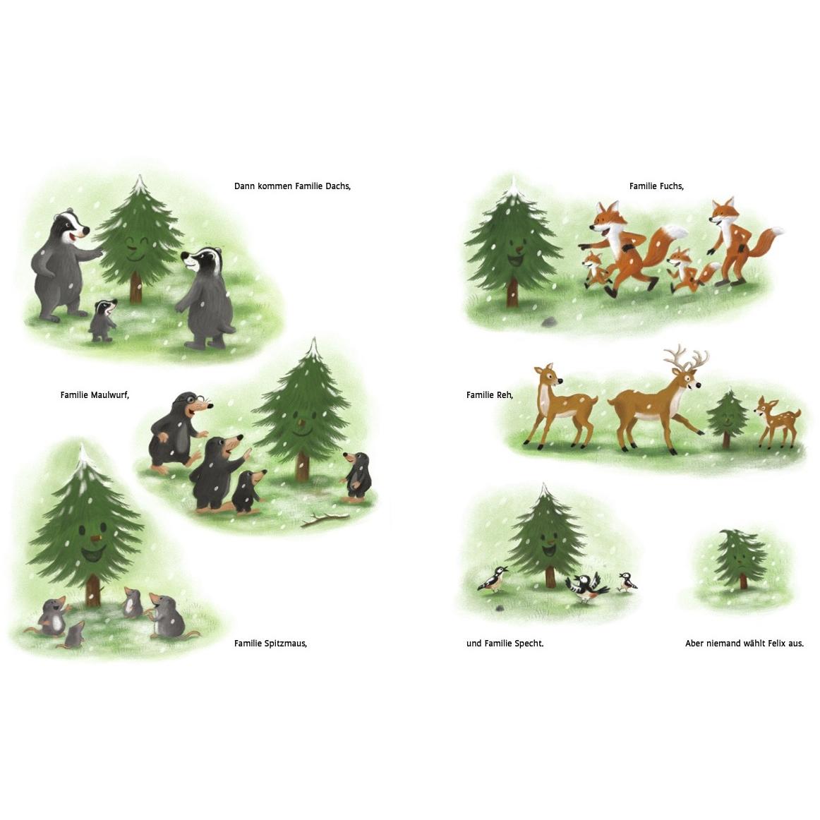 Thumbnail - Das Tännchen Felix, Kinderbücher von Thomas Meyer, Philippe Goossens