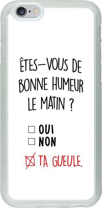 Image du produit PhoneLook Coque Silicone rigide transparent Bonne humeur matin (Apple iPhone 6)
