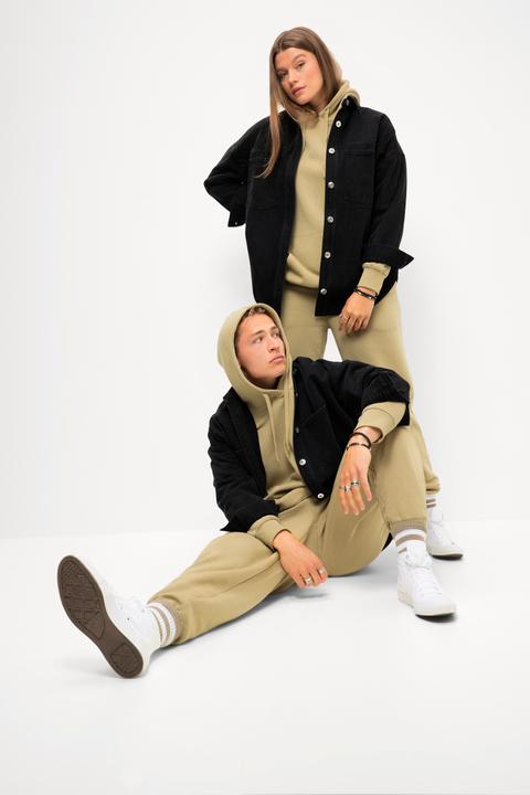 Produktbild Studio Untold Oversized-Jeanshemd, Hemdkragen, Langarm, Unisex (XL)
