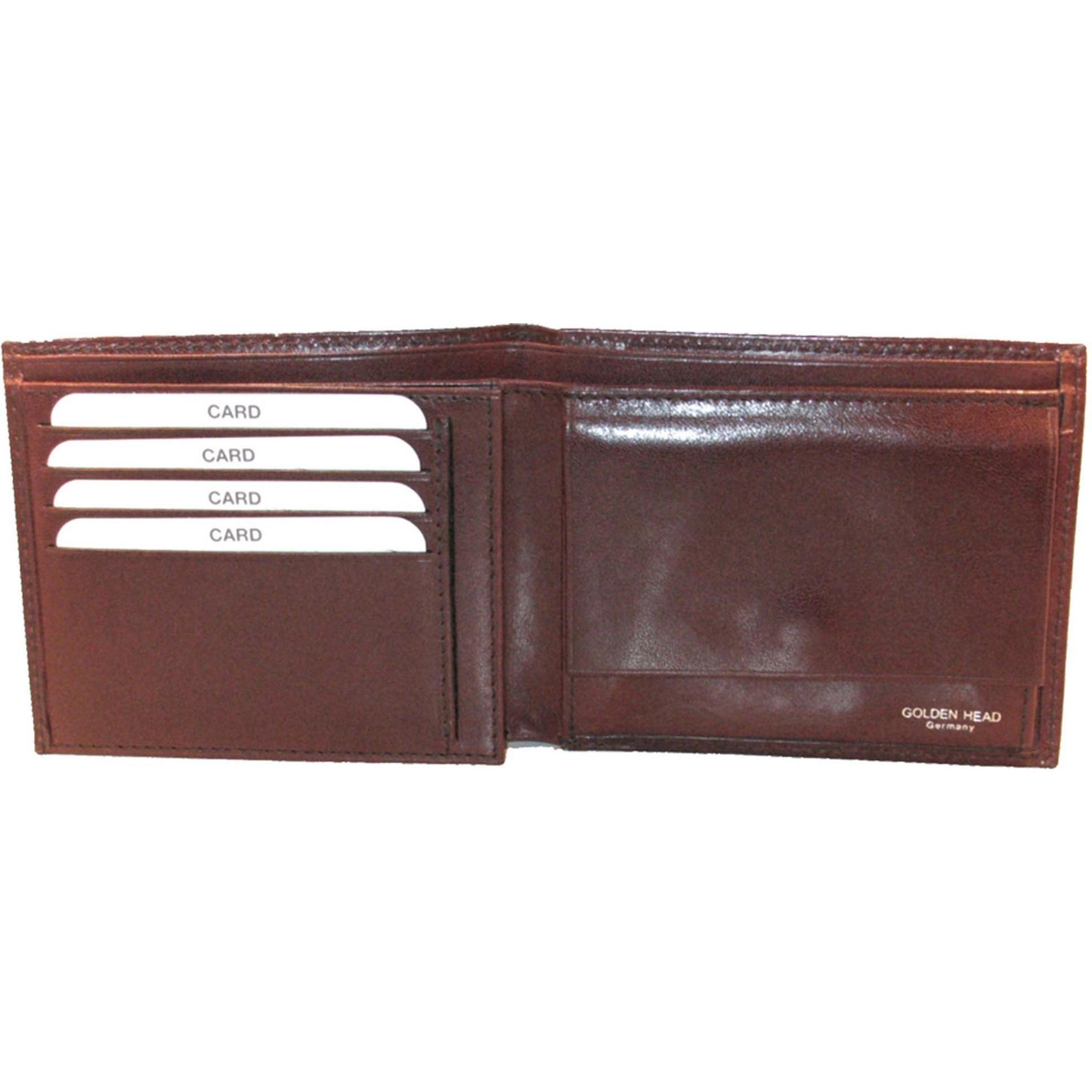 Thumbnail - Golden Head, Herren, Portemonnaie, Colorado Geldbörse RFID Leder 12 cm, Rot