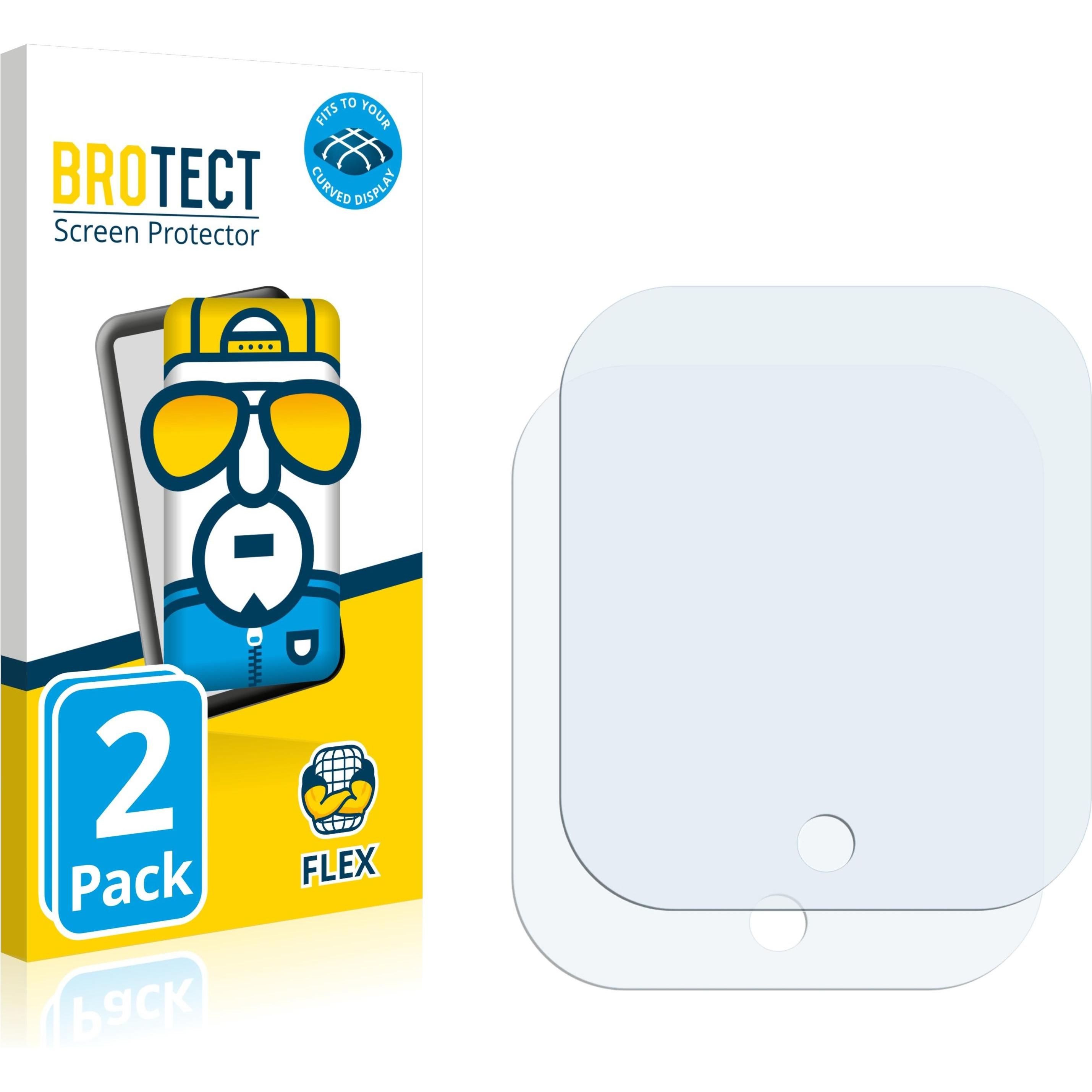 BROTECT Full-Cover Displayschutz, Smartwatch Schutzfolie, Transparent