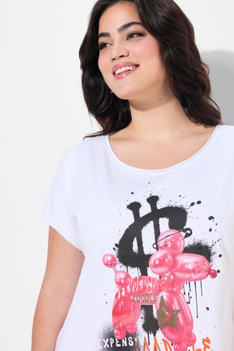 Produktbild Angel of Style T-Shirt, Komfort Fit, Dollar/Hunde Motiv (50)