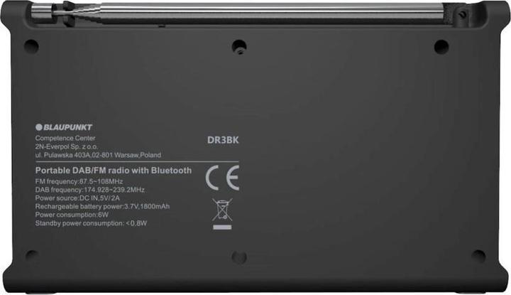 Productafbeelding NoName Radios Blaupunkt DR3BK (DAB+, FM, Bluetooth)