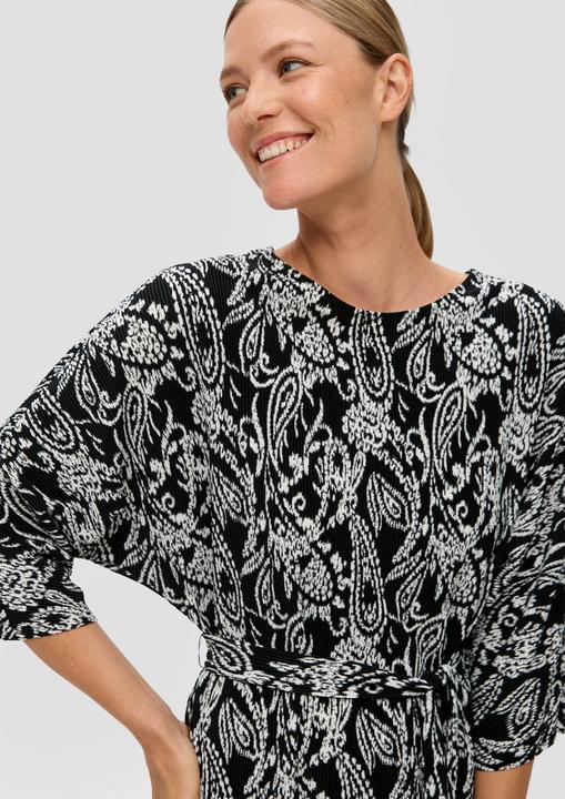 Image du produit s.Oliver Kleid Midi-Kleid mit Plisseefalten (36)