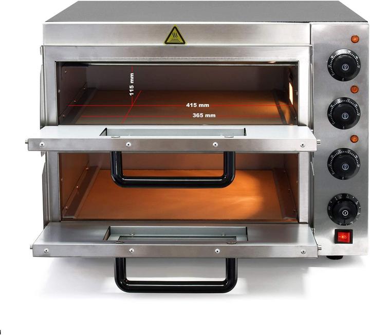 Produktbild Wiltec 2-Etagen Pizza-Backofen