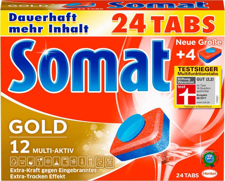Somat 12 Multi Active Gold (Tabs, 24 Washing cycles)