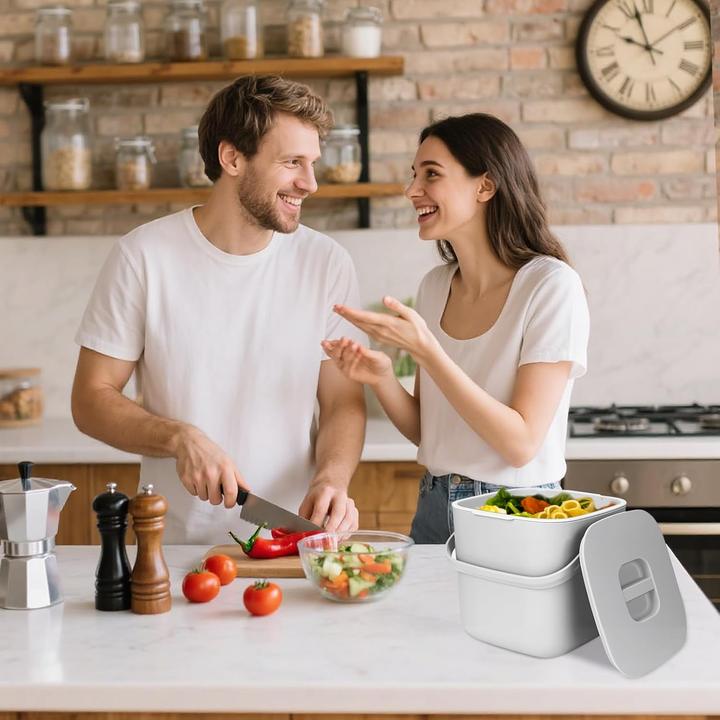 Produktbild Zusuzu Geruchsdichter Biomülleimer mit Inneneinsatz