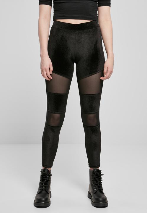 Immagine prodotto Urban Classics Leggings in velluto Tech Mesh da donna (S)