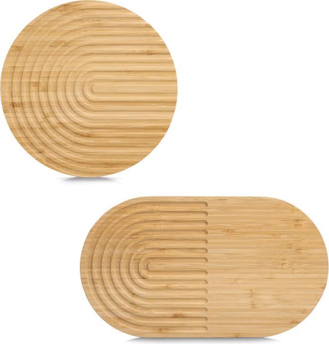 Actual product image Zeller Present Topfuntersetzer Bambus ø 25x1.5 cm (1x, Pan coaster)