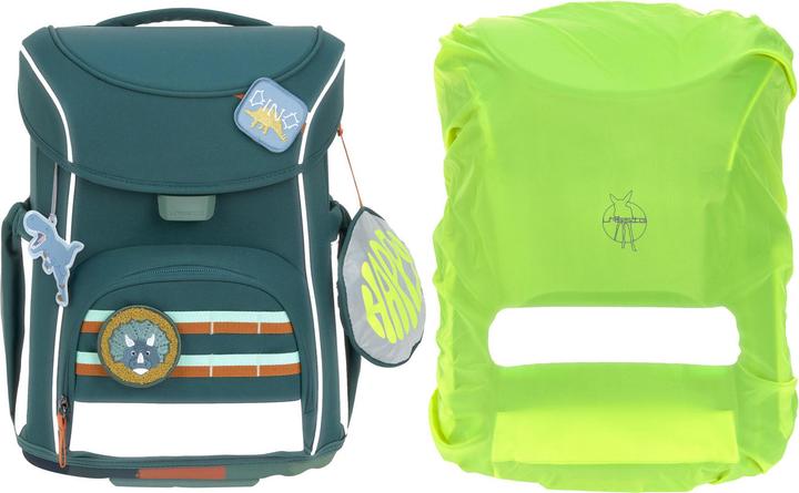 Produktbild Lässig Schulranzen-Set 6-tlg. Slim Unique dark green (21 l)