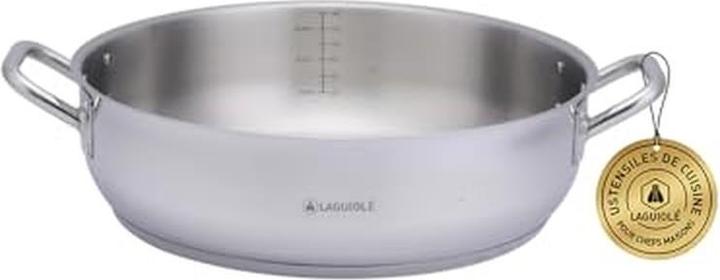 Image du produit Laguiole Sautoir pour toutes sources de chaleur, y compris induction et four jusqu'à 230°C (Poêle à frire, Acier inoxydable)