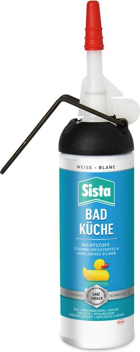 Produktbild Sista Bad & Küche weiss (0.24 kg, Weiss, 100 ml)