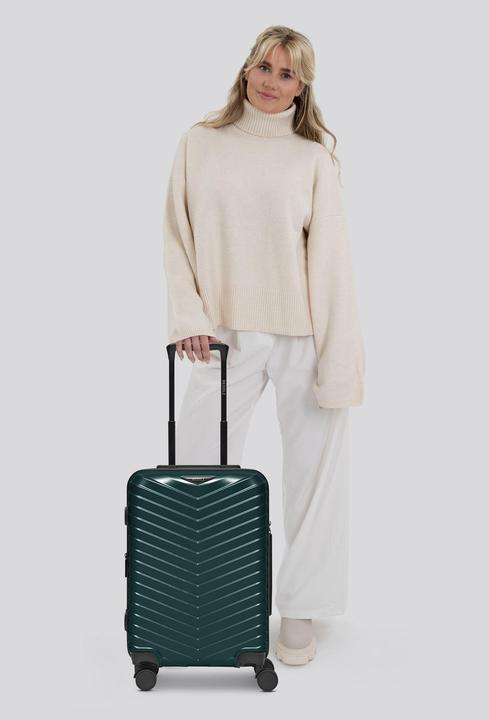 Immagine prodotto Redolz Essentials 18 4 Rollen Kabinentrolley 55 cm mit Dehnfalte (44 l)