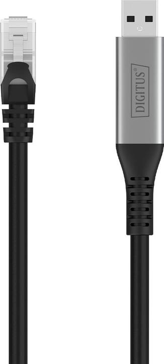 Image du produit Digitus Câble USB 3.2 Gen1 - RJ45 Ethernet, 1Gbit/s, 5m (S/FTP, S/STP, CAT6a, 5 m)
