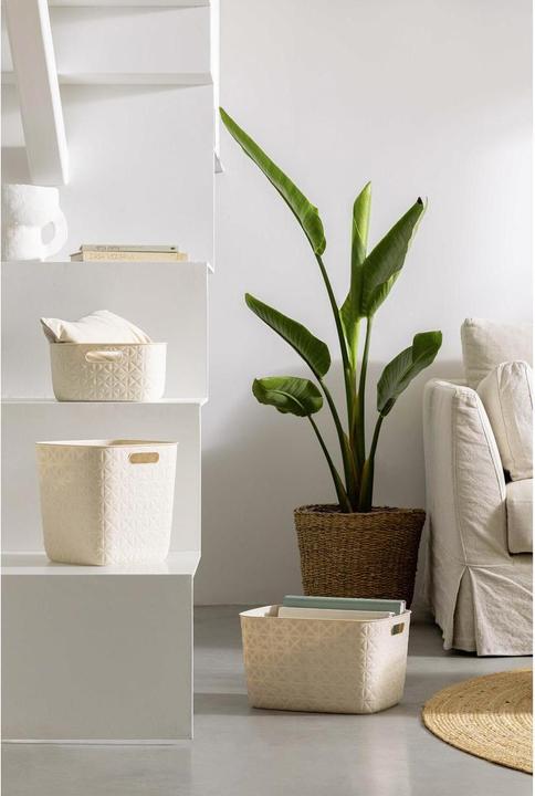 Actual product image GCS Curver Softex Aufbewahr.skorb Gross 19L Kreide Weiss (1 x)