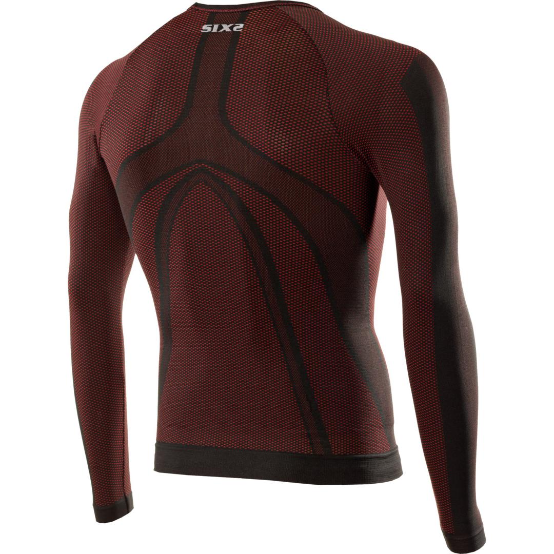 Thumbnail - Sixs, Unisex, Funktionsshirt, Langarm Funktionsshirt TS2 (3XL), Rot, 3XL