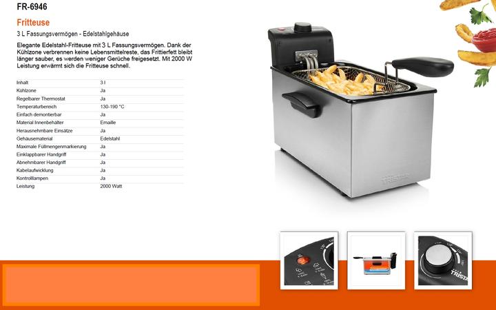 Actual product image Tristar FR-6946