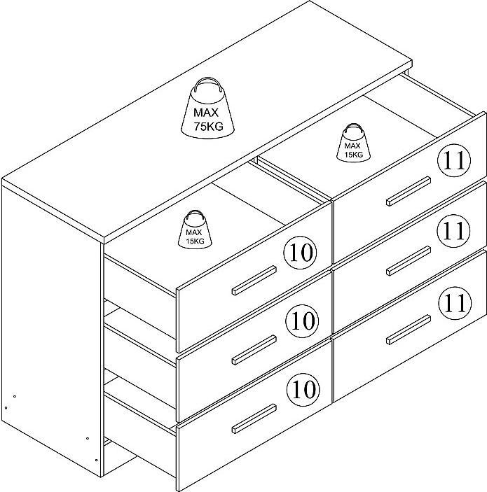 Image du produit Vente-unique Skaido (120 x 40 x 81.90 cm)