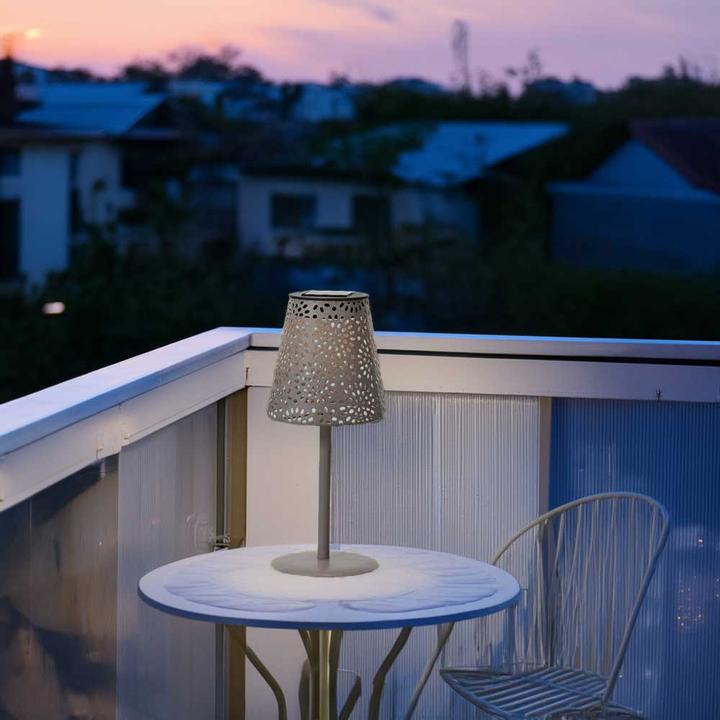 Actual product image Kaemingk Solar-Tischlampe grau