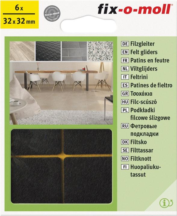 Fix-o-moll Filzgleiter (Filzgleiter, 6 Stk.)