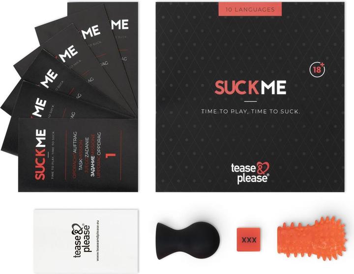 Image du produit tease & please Suck Me | Temps De Jouer, Temps De Sucer (Divers, Allemand, Anglais)
