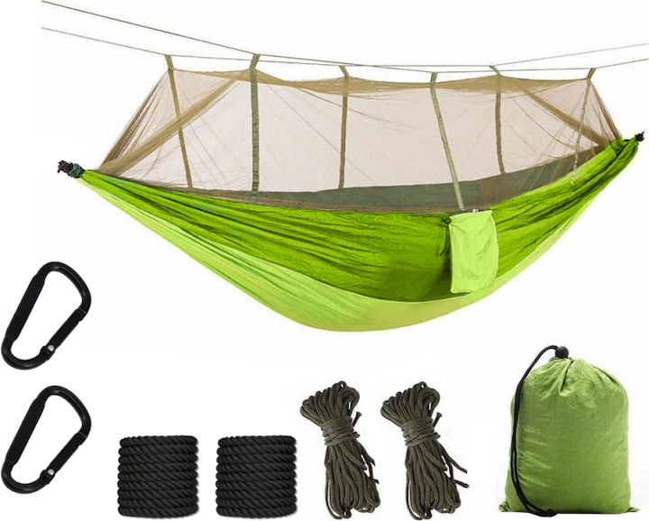 Produktbild Verk Group Camping-Hängematte mit Moskitonetz (150 kg)