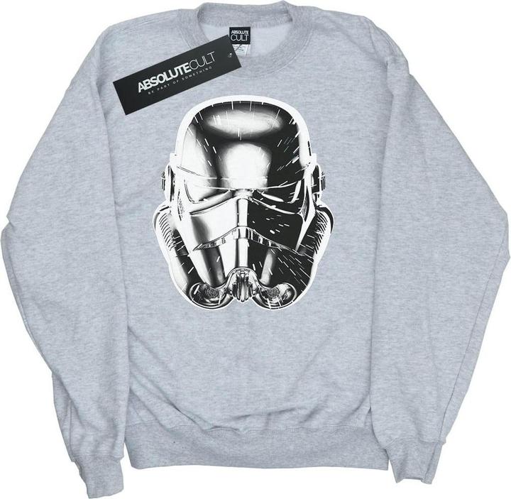 Produktbild Star Wars Stormtrooper Warp Speed Helmet Sweatshirt Jungen (152, 158)