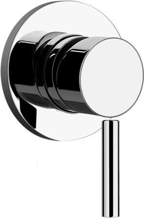 Actual product image Gessi Emporio Via Tortona finishing set for single lever mixer, 1 way, top outlet, for concealed bod