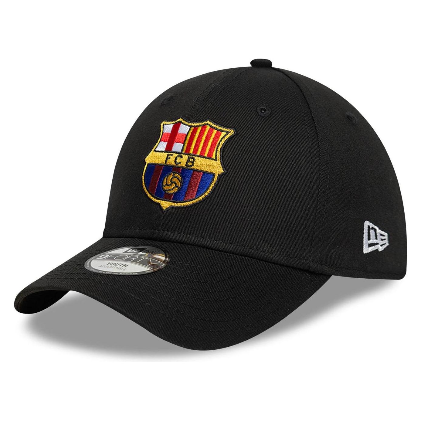 New Era, Jungen, Cap, 9Forty Kinder Cap - Fc Barcelona Schwarz - Youth, Schwarz