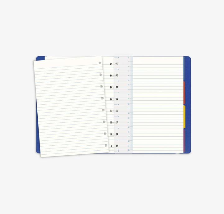 Image du produit Filofax Carnet de notes bleu à couverture souple (A5, À rayures, Couverture souple)