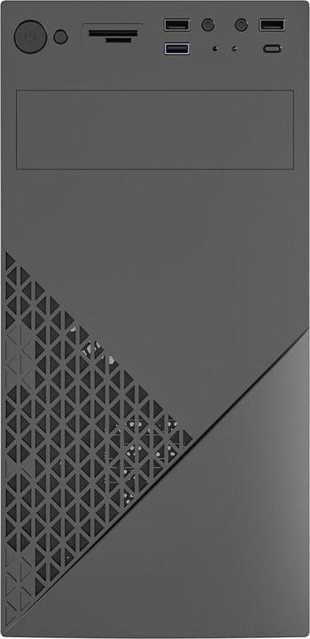 Produktbild Gembird Fornax K170 mATX computer case 2x USB 20 + 1x USB 30 + 1x USB type-C black (Mini-ATX)