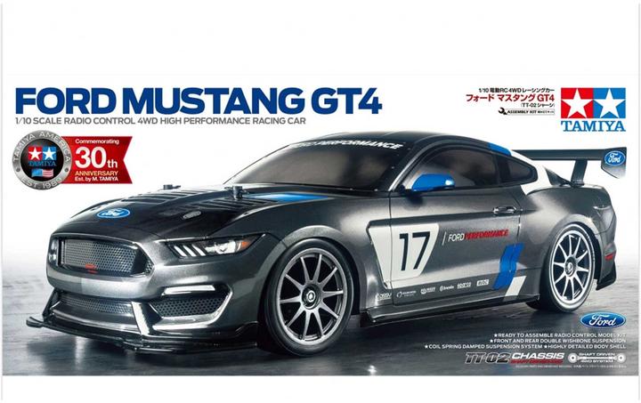 Produktbild Tamiya 110 Elektro Ford Mustang GT4 (Kit)