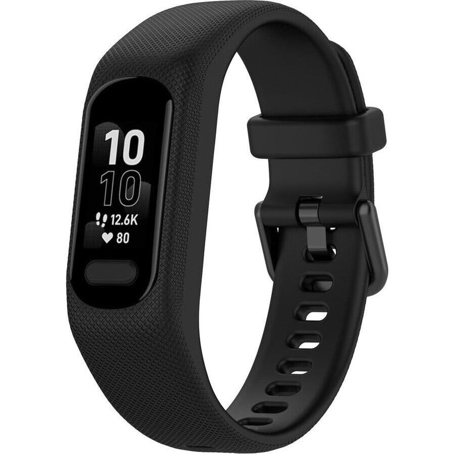 Strap-it Silikonarmband (Silikon), Uhrenarmband, Schwarz