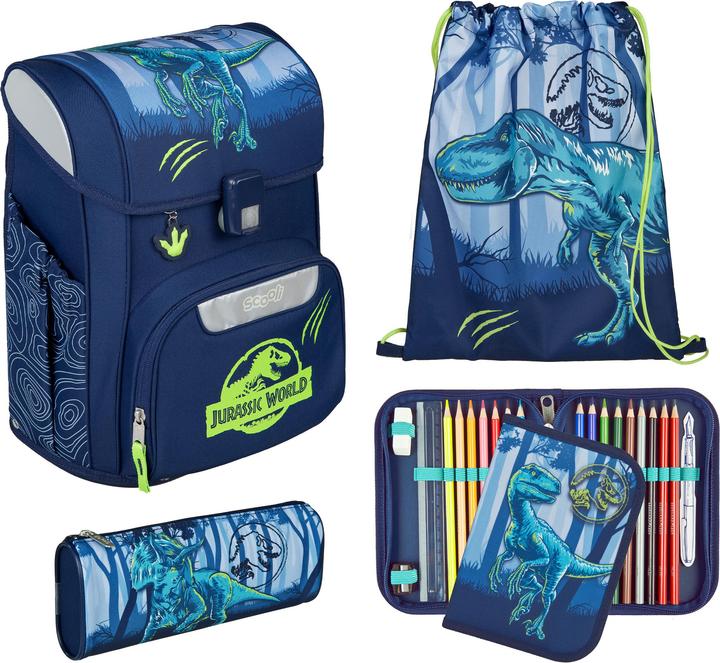 Dark Blue, Green, Jurassic World, Light blue, Multicolor