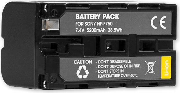 Image du produit Nitecore NP F750 Pack de batteries 5200mAh 38.5Wh (Batterie de l'appareil photo)
