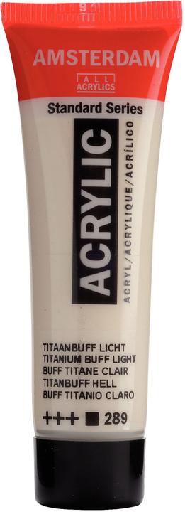 Amsterdam Standard Series Acrylic Tube Titanium Buff Light 289